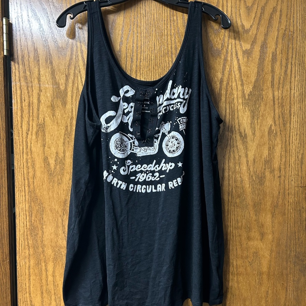Torrid Black Legendary Graphic Tank Top